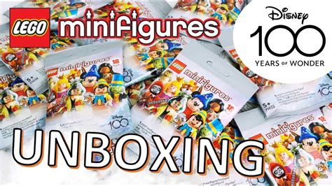 Lego Minifigurki Disney Unboxing Youtube