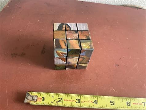 RARE VINTAGE RETRO S S Softcore Boob Cube Rubik S Puzzle PicClick UK