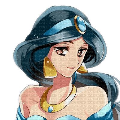 Princess Jasmine Anime, princess , jasmine , anime , aladdin , disney , magmacube - Free PNG ...