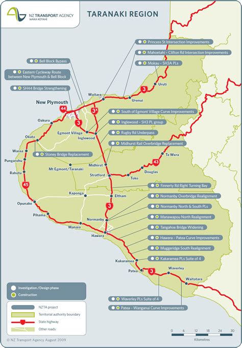 Taranaki Hospital Map