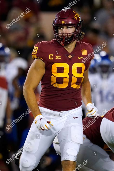 Iowa State Tight End Charlie Kolar Editorial Stock Photo Stock Image