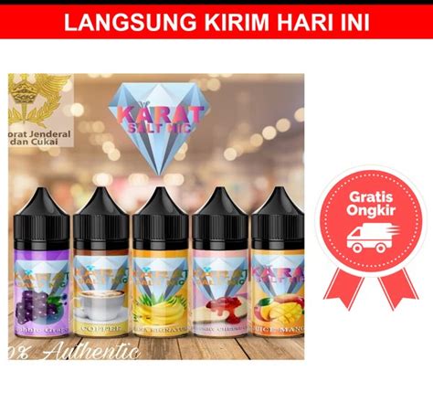 Jual Liquid Salt Nic Karat Ml Nic Mg Legal Cukai Pod Pods System Di