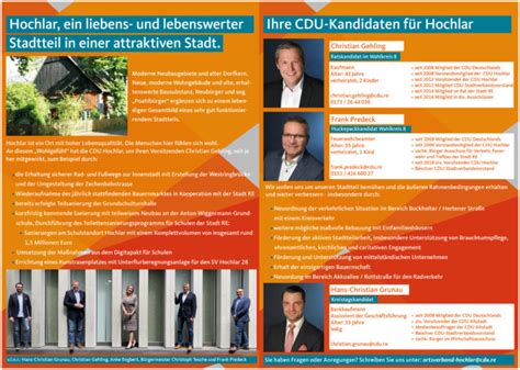 Kommunalwahl Cdu Recklinghausen Hochlar