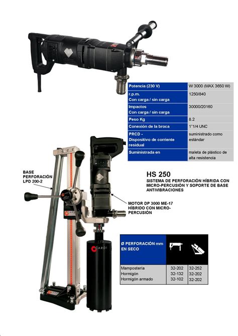 Sistema De Perforaci N Diamond Pulse Tech Tecso S A