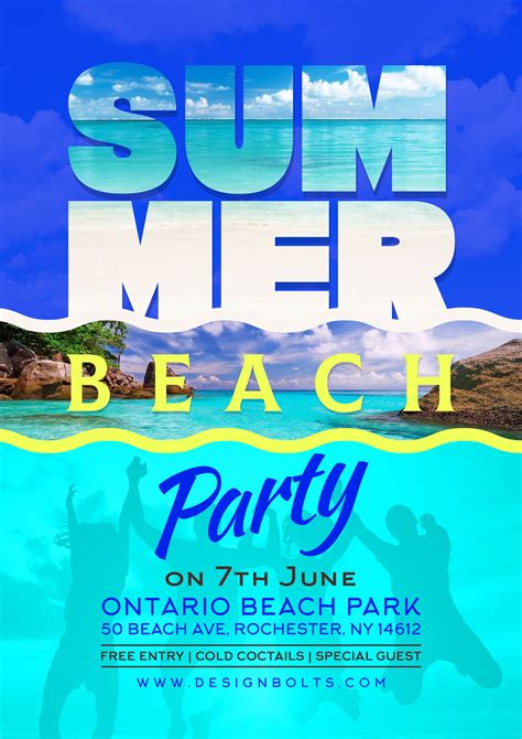 Summer Flyer Template Free