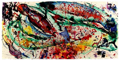 Sam Francis Untitled Sf60 1261 For Sale At 1stdibs