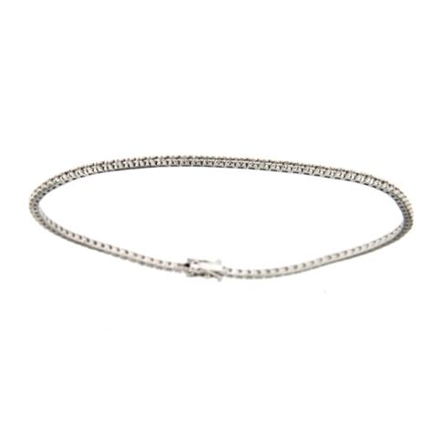 Tennis Bracelet In 18kt Gold And Diamonds Grando Gioielli