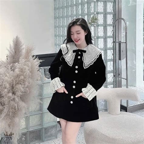 V Y Ti U Th Sang Ch Nh V Y Thu Ng N Ch T Nhung T Ph I Ren C C Hot Abc Shopee Vi T Nam