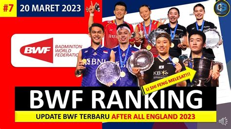 Ranking Bwf Terbaru Setelah All England Gregoria Naik Peringkat