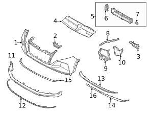 2022 2024 Hyundai Tucson Lower Molding 86569 CW000 OEM Parts Online