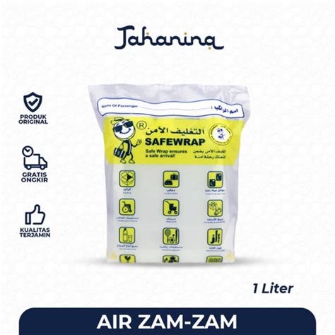 Jual Air Zamzam Asli Zam Zam Original Mekah 1 Liter Kota Bekasi