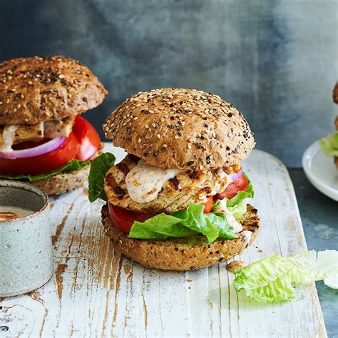 Peri Peri Chicken Burger Healthy Recipe WW Australia