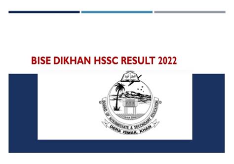 Bise Dikhan HSSC Result 2022 Released Search By Roll No Bisedik