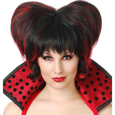 Adult Red Queen Costume Wigs Alice In Wonderland Deluxe Theatrical