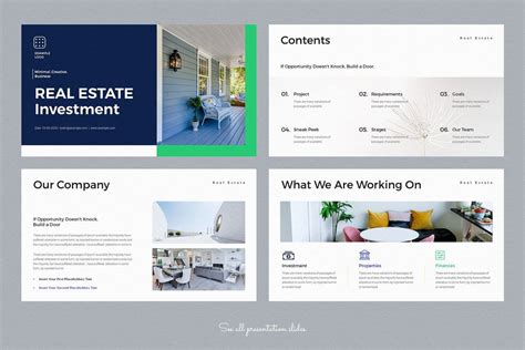 Real Estate Investment Presentation Template | Presentation Template 94722