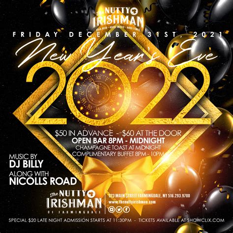 Tickets for New Years Eve Party 2022 in Farmingdale from ShowClix
