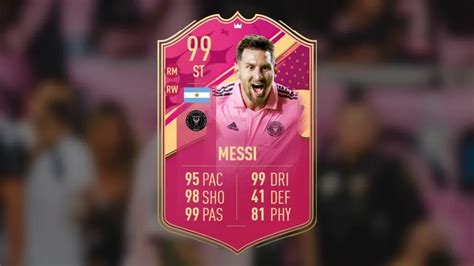 ¡increíble Cómo Es La Nueva Carta De Messi En Fifa 23 Con Inter Miami