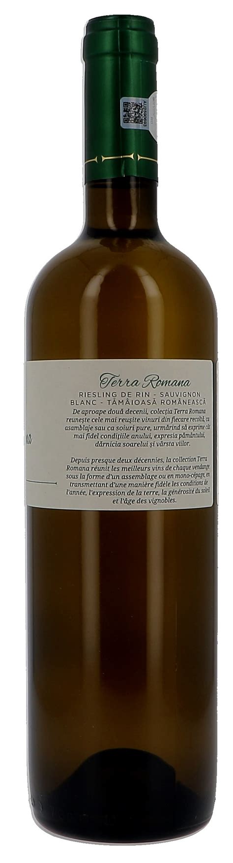 Serve Terra Romana Milenium Alb 75cl Romanian Wine Nevejan