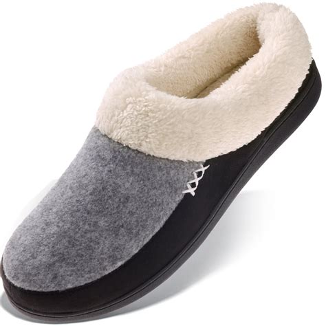 VONMAY Men's Cozy & Warm Slippers with Memory Foam Cushioning, Non-Skid