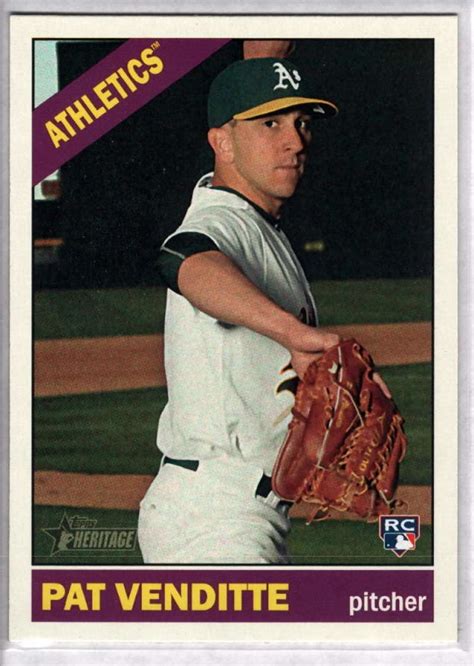 Amazon 2015 Topps Heritage High Number 560 Pat Venditte RC Rookie