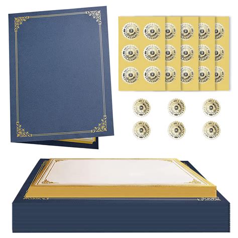 Buy Authentic Certificate Kit 50 Packs By Christelle Collection Navy