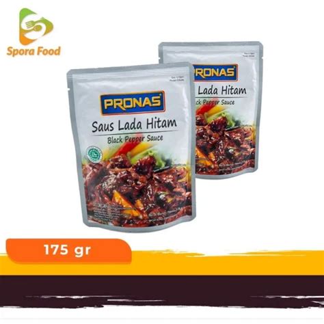 Jual Spora Food Pronas Stir Fry Sauce Lada Hitam 175 G Shopee Indonesia