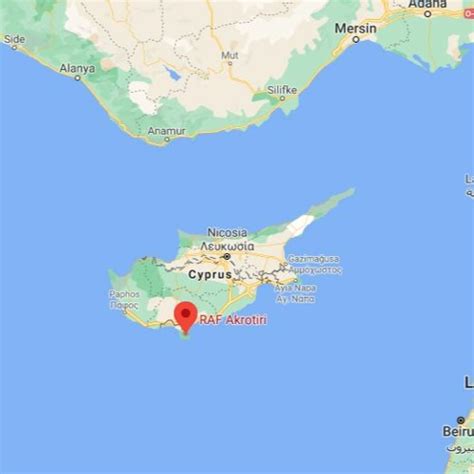 Akrotiri Cyprus Map