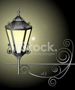 Vector Illustration Of Street Lamp Stock Clipart | Royalty-Free ...