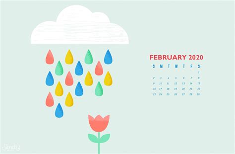 February Desktop Wallpaper 2021 Calendar