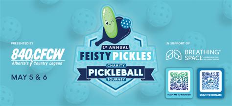 1st Annual Feisty Pickles Charity Pickleball Tourney Alberta Lung