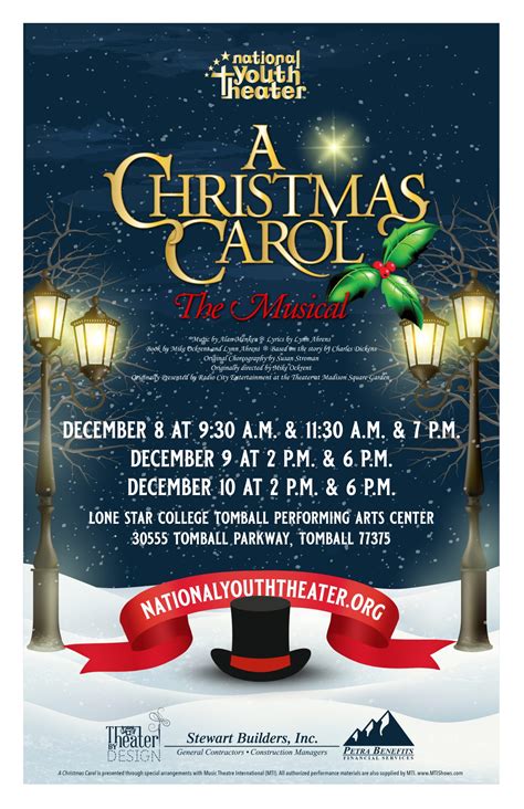 A Christmas Carol Poster - National Youth Theater