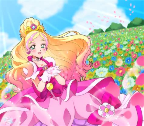 Go Princess Pretty Cure Hd Cure Flora Haruno Haruka Hd Wallpaper