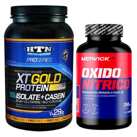 XT GOLD 1 kg HTN óxido nítrico Mervick DeMusculos