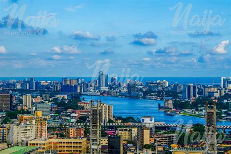 AERIAL VIEW OF LAGOS ISLAND SHOWING VICTORIA ISLAND - Naija Photo Stock