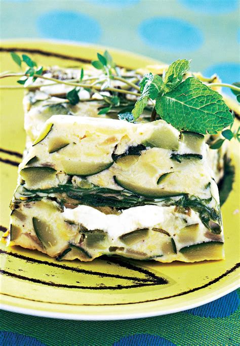 Recette terrine de courgettes à la menthe Marie Claire