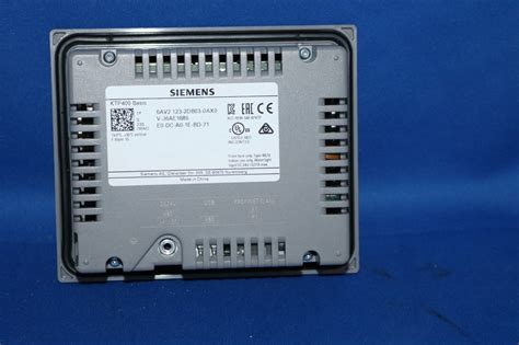 New Simatic Siemens Ktp Basic Panel Av Db Ax Av