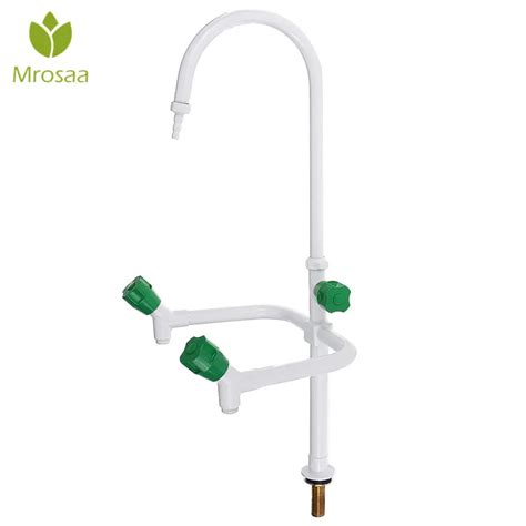 ABS лабораторный водопроводный кран с тремя портами 360 Вращающийся ...