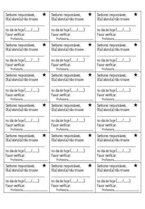 Exemplo De Bilhete Para Os Pais - Modelo De Bilhete Para Os Pais