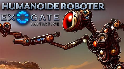 Humanoide Roboter In Exogate Initiative Deutsch German Gameplay