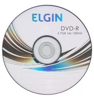 Dvd r Gravável 4 7gb 16x C 50 Elgin Parcelamento sem juros