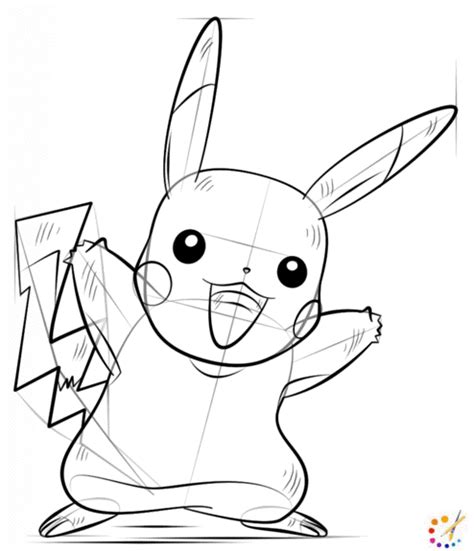 How To Draw Pikachu Step By Step For Kids And Beginners