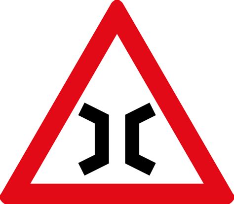 Narrow Bridge Sign