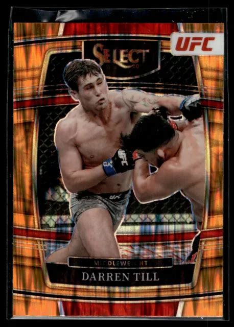 Carte Prizm Flash Orange Darren Till Panini Select Ufc Concourse