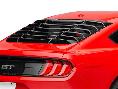 Mp Concepts Mustang Rear Window Louvers Gloss Black