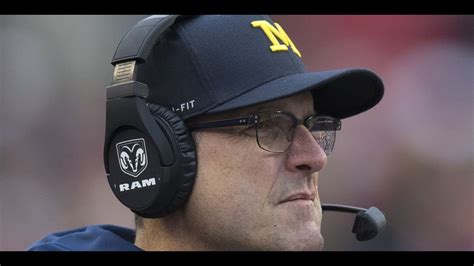 Michigans Jim Harbaugh Subject Of Threatening Tweets P Olice Investigate Youtube