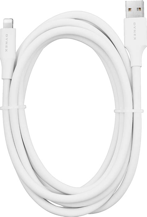 Best Buy Dynex™ 10 Lightning To Usb Charge And Sync Cable White Dx Mla1021w