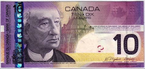 World Banknotes: Canada P102A 10 Dollars