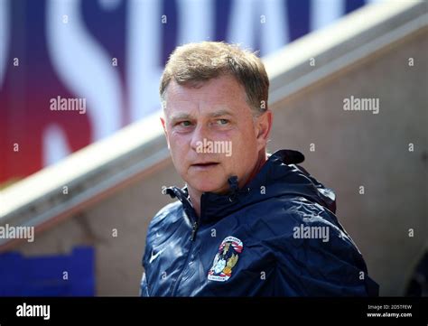 Coventry City manager Mark Robins Stock Photo - Alamy