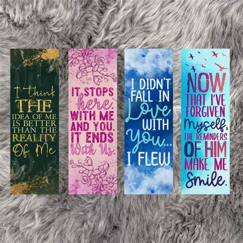 Romance Books Bookish Bookmark Etsy Inspirational Books Romance