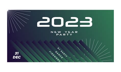 abstract 2023 new year party banner background 12245894 Vector Art at Vecteezy